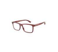 Emporio Armani, Homme, Accessoires, Rouge, Taille: 56 MM Eyeglasses