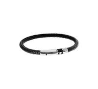 ACIER BRACELET BIJOUX ARMANI NOIR SILICONE NOI…