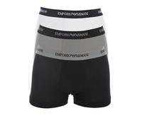 Emporio Armani Homme Cc717-111357 Boxer, Multicolore (Bianco/Nero/Grigio), M EU