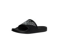 Emporio Armani Homme Claquettes Aigle En Relief, White/Black