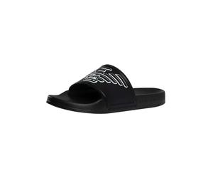 Emporio Armani Homme Claquettes Aigle En Relief, White/Black