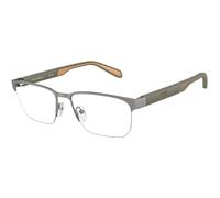 Emporio Armani Homme EA1162 3003 Montures optiques Métal Gris Transparent Géométrique Normale