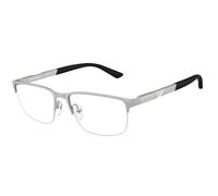Emporio Armani Homme EA1164 3045 Montures optiques Métal Argent Transparent Carré Normale