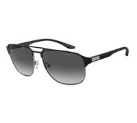 Emporio Armani Homme EA2144 336511 Lunettes de soleil Métal Gris Gris Pilote Polarisé Ombré