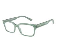 Emporio Armani Homme EA3244 6176 Montures optiques Acétate Vert Transparent Carré Normale