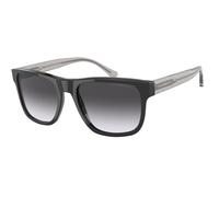 Emporio Armani Homme Emporio Armani EA4163 58758G Lunettes de soleil Acétate Noir Gris Pillow Normale Ombré