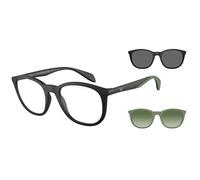 Emporio Armani Homme Emporio Armani EA4211 50011W Lunettes de soleil Injecté Noir Transparent Pantos Normale
