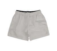 Emporio Armani, Homme, Maillots de bain, Blanc, Taille: XL Logo Insert Taille Élastique Mer Shorts
