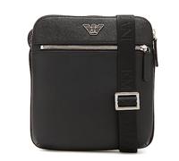 Emporio Armani Sacoche hommes BUSINESS FLAT MESSENGER BAG Noir Unique