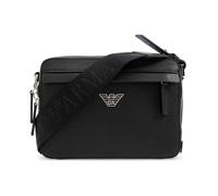 Emporio Armani, Homme, Sacs, Noir, Taille: ONE Size Sac bandoulière noir finition élégante Saffiano