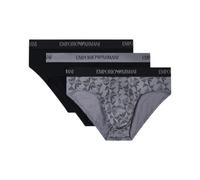 Emporio Armani, Homme, Sous-vêtements, Multicolore, Taille: S Lot de trois slips en pur coton