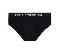 Emporio Armani, Homme, Sous-vêtements, Noir, Taille: S Slip en Coton Stretch