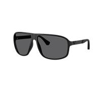 Emporio Armani Homme Sunglass EA4029 - Couleur du Monture: Noir mat, Couleur de Lentille: Gris Polar