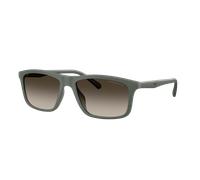 Emporio Armani Homme Sunglass EA4257U - Couleur du Monture: Vert mat, Couleur de Lentille: Dégradé Marron