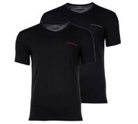 Emporio Armani Homme T-Shirt, 2er Paquet - Core Logoband, Col En V, Stretch Cott