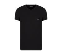 Emporio Armani Stretch Cotton Jersey Short Sleeve V Neck T-shirt Noir 2XL Homme