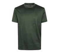 Emporio Armani, Homme, Tops, Vert, Taille: M Basic Filo di Scozia