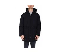 Emporio Armani, Homme, Vestes, Bleu, Taille: 2XL Doudoune trois-quarts à capuche