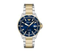 Emporio Armani Hommes Analogique Quartz Montre avec Bracelet en Acier Inoxydable AR11682