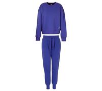 Emporio Armani Iconic Terry Loungewear Tracksuit Sweatshirt, Violet Blue, XS Femme