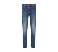 Emporio Armani - Jean Slim Fit en Denim Bleu - Homme - Jeans - Bleu - Taille: W36