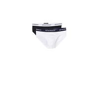 Emporio Armani Knit 2 Pack - Slip - Uni - Homme, Multicolore (Bianco/Marine), XX-Large