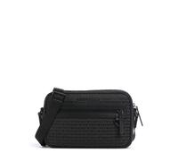 Emporio Armani Logo Jacquard Sac bandoulière noir, toile, homme