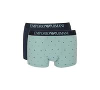 Emporio Armani Lot de 2 Boxers Classiques pour Homme, Vert, Taille L, Vert, L