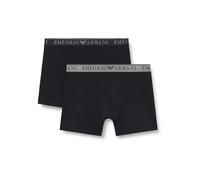 Emporio Armani Lot de 2 Boxers Endurance pour Homme, Noir, Taille M, Noir, M