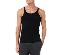 Emporio Armani Underwear 2-Pack Tank Pure Cotton Haut de Pyjama, Noir (Néro/Nero 07320), S (Lot de 2) Homme