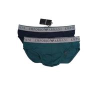 Emporio Armani Lot de 2 Slips Endurance pour Homme, Bleu, Taille S, Bleu, S