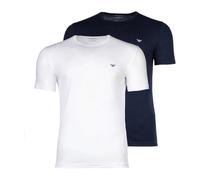 Emporio Armani - Lot de 2 T-shirts à col rond - Homme - Tops - Multicolore - Taille: XL