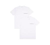 EMPORIO ARMANI 2-Pack Crew Neck T-Shirt, Blanc/Blanc, XL Homme