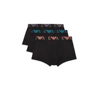 EMPORIO ARMANI 3-Pack Trunk Maillot, Noir/Noir, M Homme
