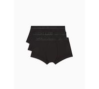 Emporio Armani Boxers Lot de 3 avec logo brillant Noir/Noir Taille M Homme