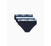 Emporio Armani Slips Em000258 AF20669 – Lot de 3 Bleu Taille XL Homme