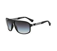 Emporio Armani - Lunettes de soleil EA4029 50638G - Injecté noir, verres gris dégradé, 64 mm - Homme