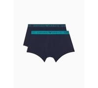 EMPORIO ARMANI Man Endurance Lot de 2 Boxers Bleu Taille M, Armani Blu/Armani BL, M
