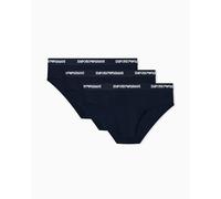Emporio Armani Em000258_af14132 Slips 3 Units Bleu M Homme