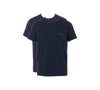 Emporio Armani Man's Endurance Lot de 2 t-Shirts à col Rond Bleu Taille L Coupe régulière, Bleu, L