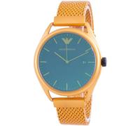 Emporio Armani Matteo Aluminium Doré Cadran Violet Quartz AR11327 Montre Hommes