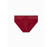 Emporio Armani Megalogo Brief Slips, Rouge, M Homme