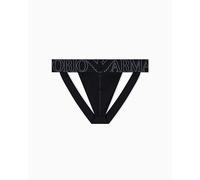 Emporio Armani MEGALOGO Culotte String pour Homme, Noir, XL, Noir, XL