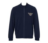 Emporio Armani Men's Corduroy Fleece Zipped Sweatshirt Maillot de survêtement, Marine, L Homme