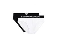 Emporio Armani Men's Endurance 2-Pack Brief Black L