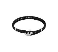 Emporio Armani Men's Stainless steel or Leather with Toggle closure bracelet
