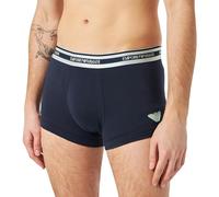 Emporio Armani Stretch Cotton Shiny Logoband Trunk, Marine, L Homme