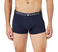 Emporio Armani Stretch Superfine Cotton Trunk, Marine, XL Homme