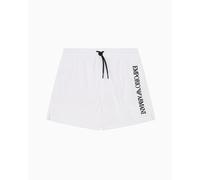 EMPORIO ARMANI Mid Boxer Maillot de Bain, Blanc, XXXXL-L Homme