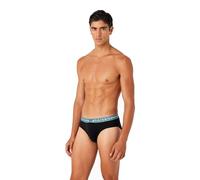 Emporio Armani Underwear Emporio Armani Men's 3-Pack Mixed Waistband Brief Caleçons, Black/Black/Black, X-Large (Lot de 3) pour des Hommes